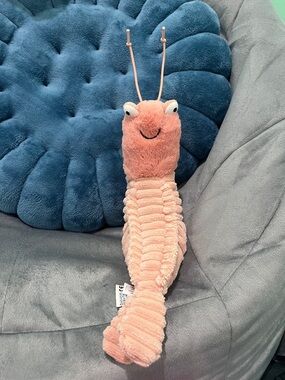 Jellycat Sheldon Sea Shrimp Plush Stuffed Animal Collectible Retired
